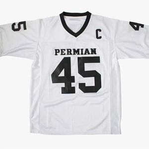 Men's #45 Permian Miles Football Jersey White Color Stithced Size 3XL